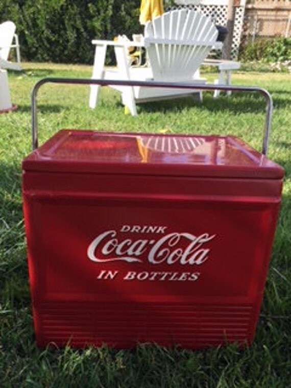Antique Coca Cola Ice Chest 1950s