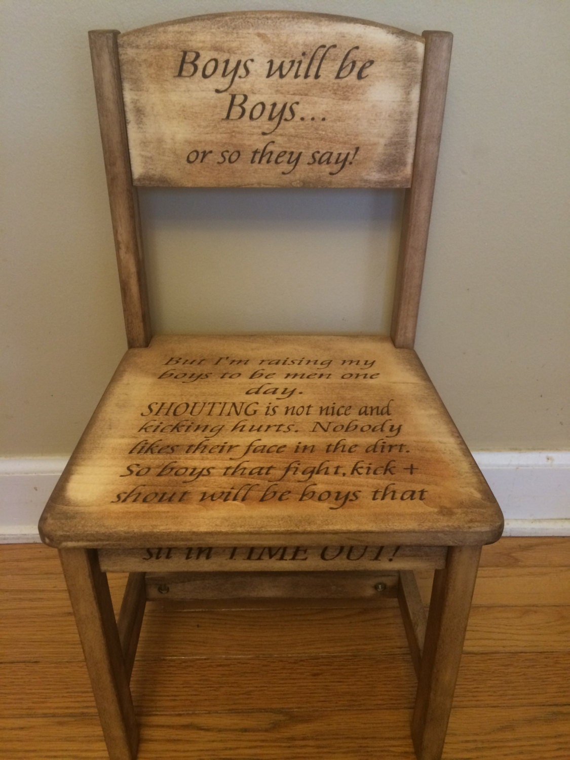 little boy time out chair