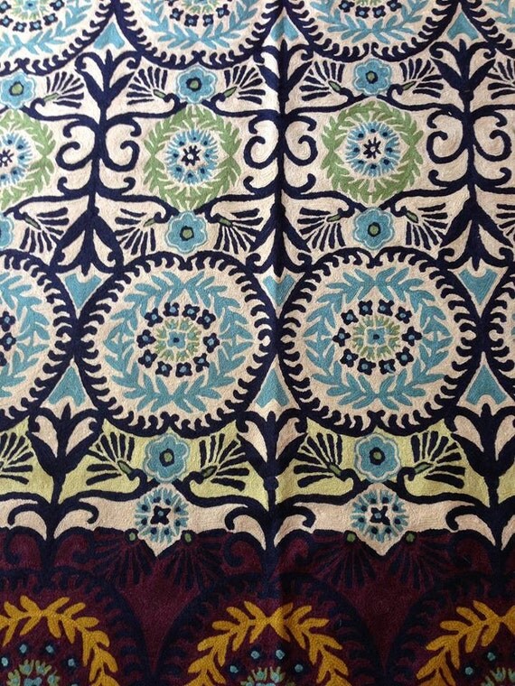 Turquoise area rug 5X7 area rugcontemporary area by Carpetism