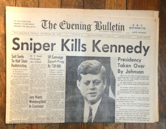 The Philadelphia Evening Bulletin newspaper November 22