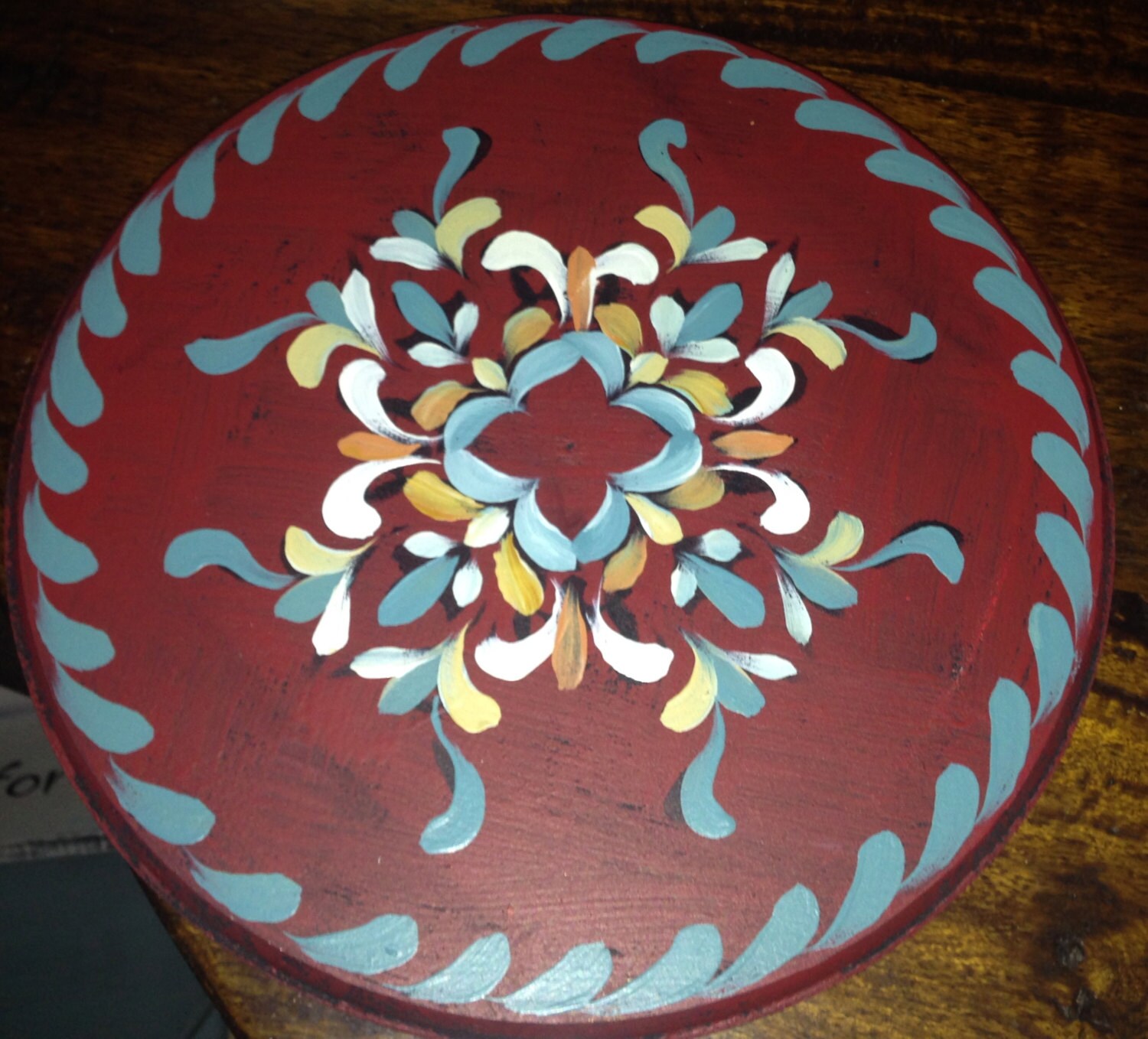 Hand Painted Lazy Susan