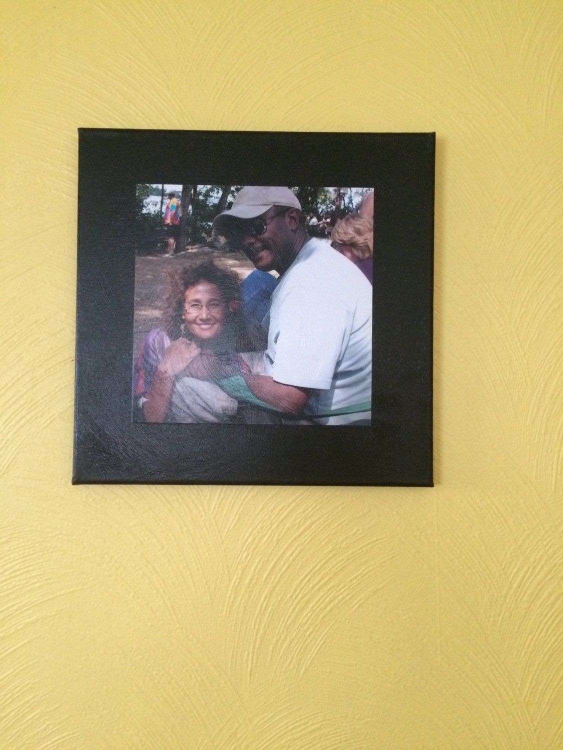 Photo on canvas with black border by PicsNStitch on Etsy