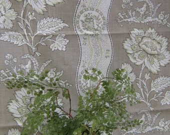 P Kaufmann Cream, Taupe and Green Fabric