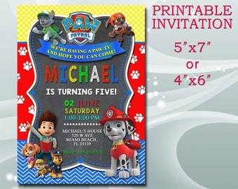 Paw Patrol Banner Paw Patrol birthday party Full by SportBirthday