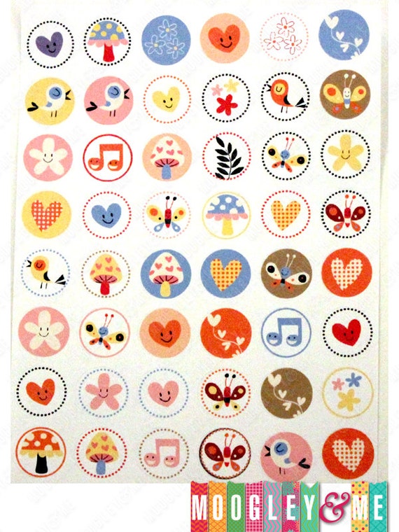 Circle Stickers Printable