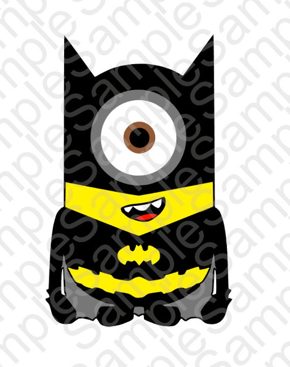 Download Minion Batman Inspired T Shirt SVG and DXF by BrocksPlayhouse