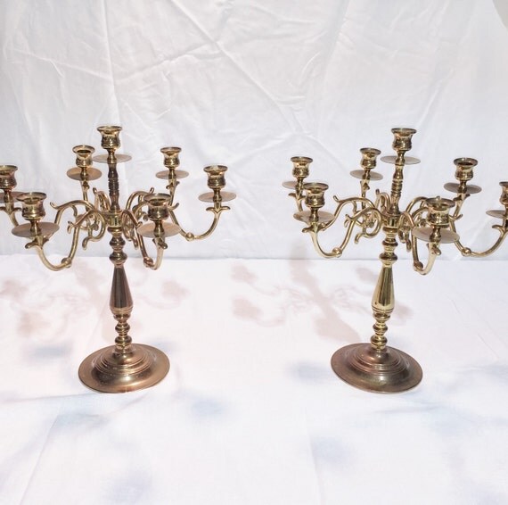 Items similar to Vintage pair of Baldwin Brass Candle Sticks on Etsy
