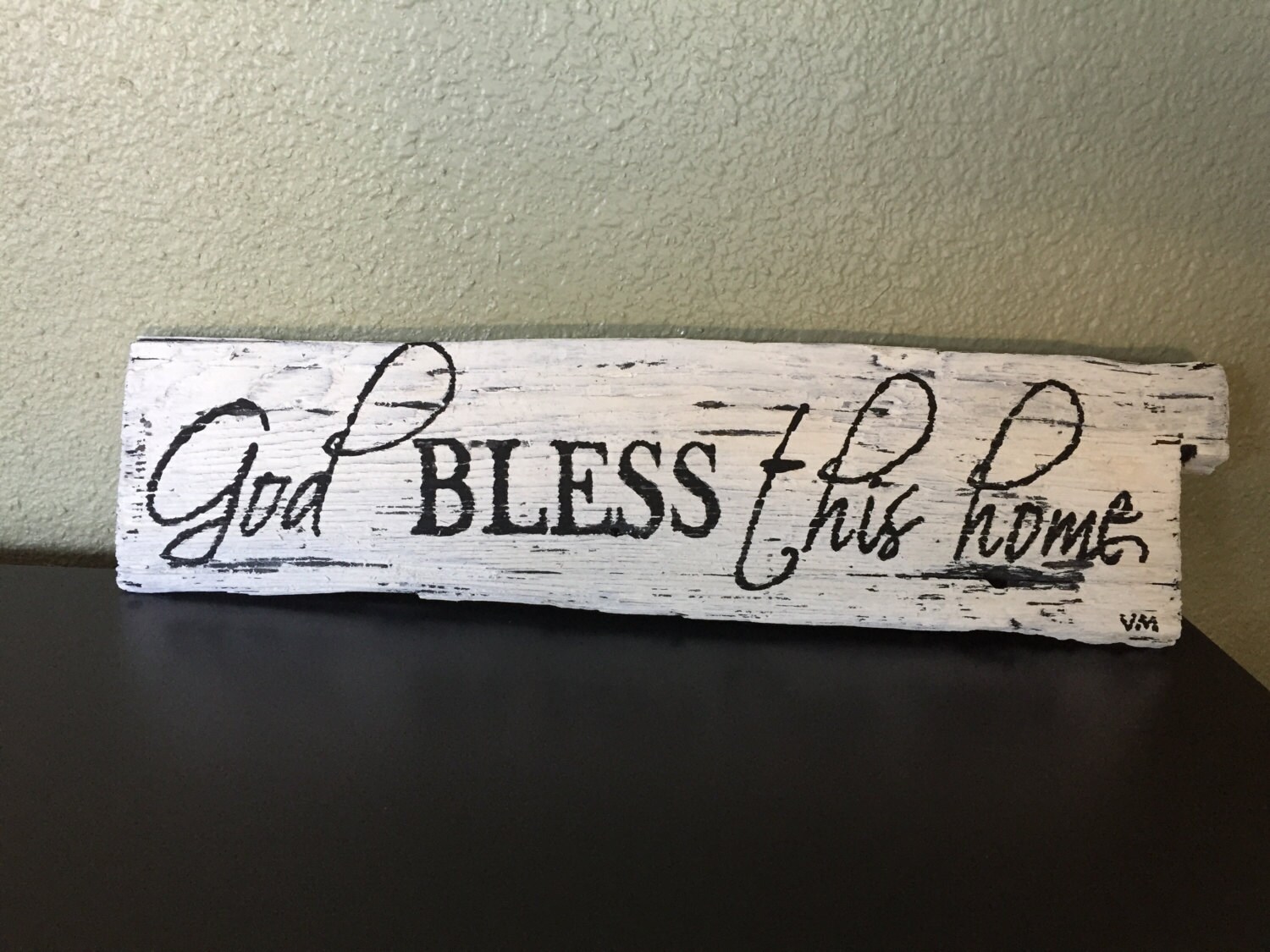 God Bless This Home reclaimed wood sign by VictoriasDecor on Etsy