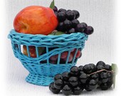 Blue basket for kitchen Blue basket for kitchen