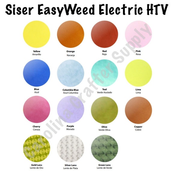 Siser EasyWeed Electric HTV Siser Heat by CraftSupplyCarolina