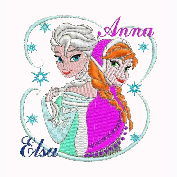 25 frozen embroidery design disney elsa anna .hus .pes .vip