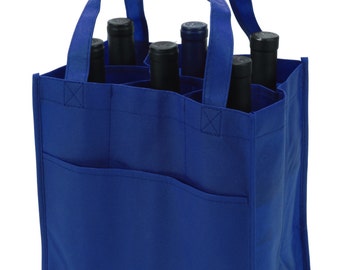 EW1733 FRESH MARKET 6BTL WINE CARRIER NWPP+OPP CARDBOARD