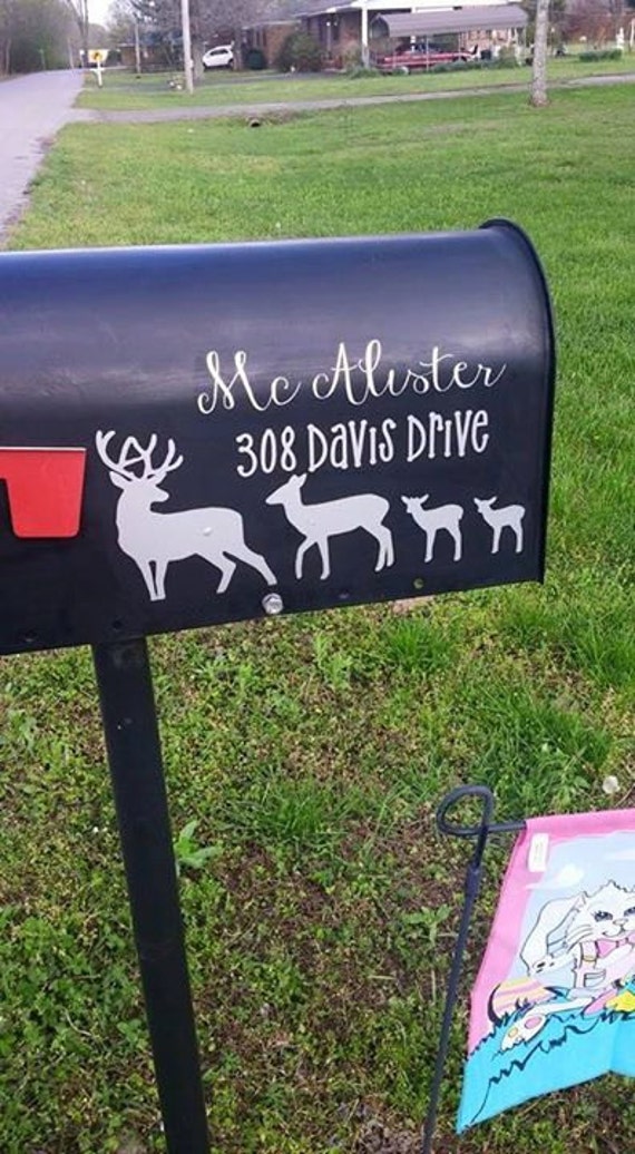 Custom Mailbox Vinyl Decal