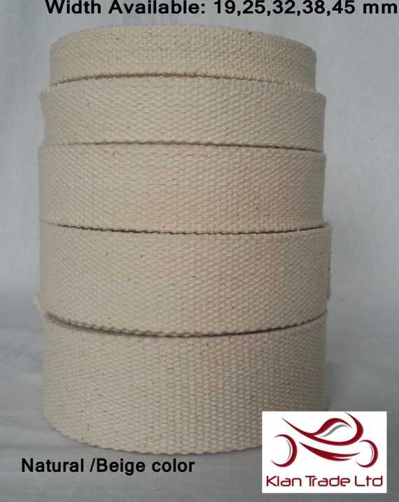 2 YARDS X Cotton Heavy Canvas webbing in 2025323850 MM
