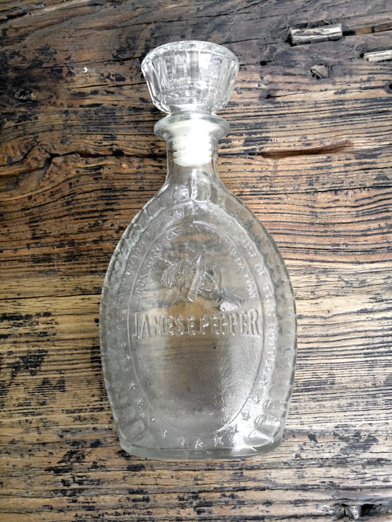 James E. Pepper Collectors Liquor Bottle by FarmhouseOddities