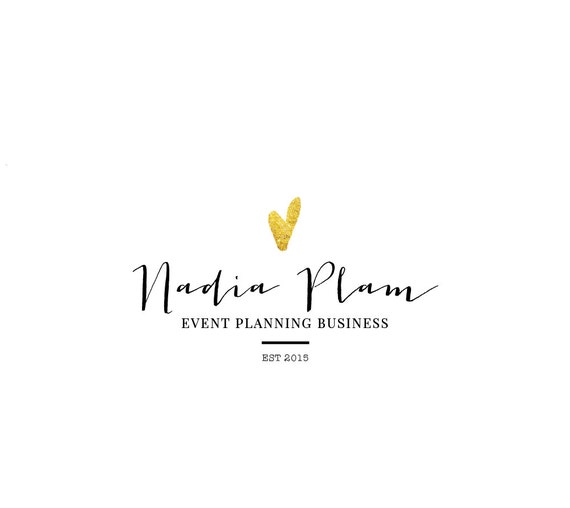 Items Similar To Premade Logo Template For A Wedding Planner Event Planner Lifestyle Blogger Event Planner Logo Template