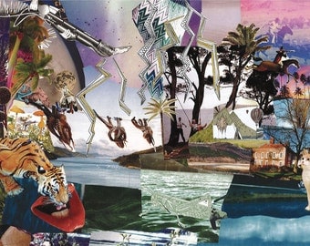 Fantasy Art - giclee print of original collage