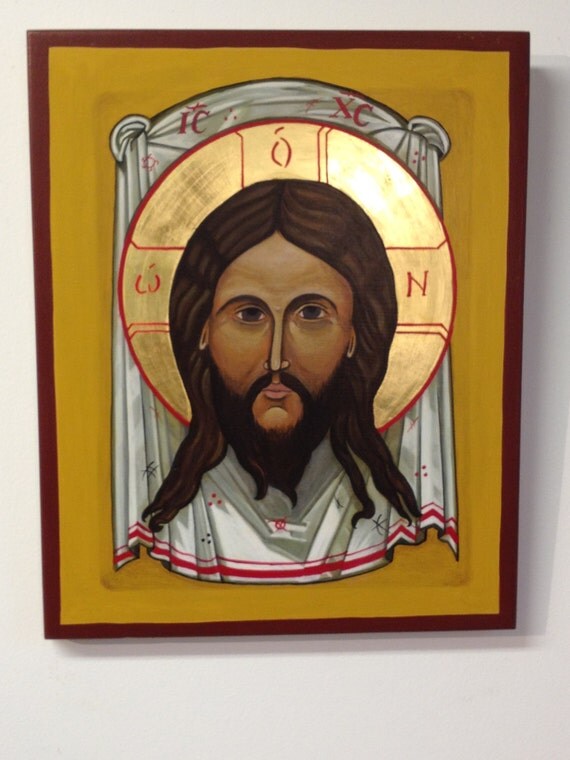 Jesus Christ the Mandylion ICON ORIGINAL