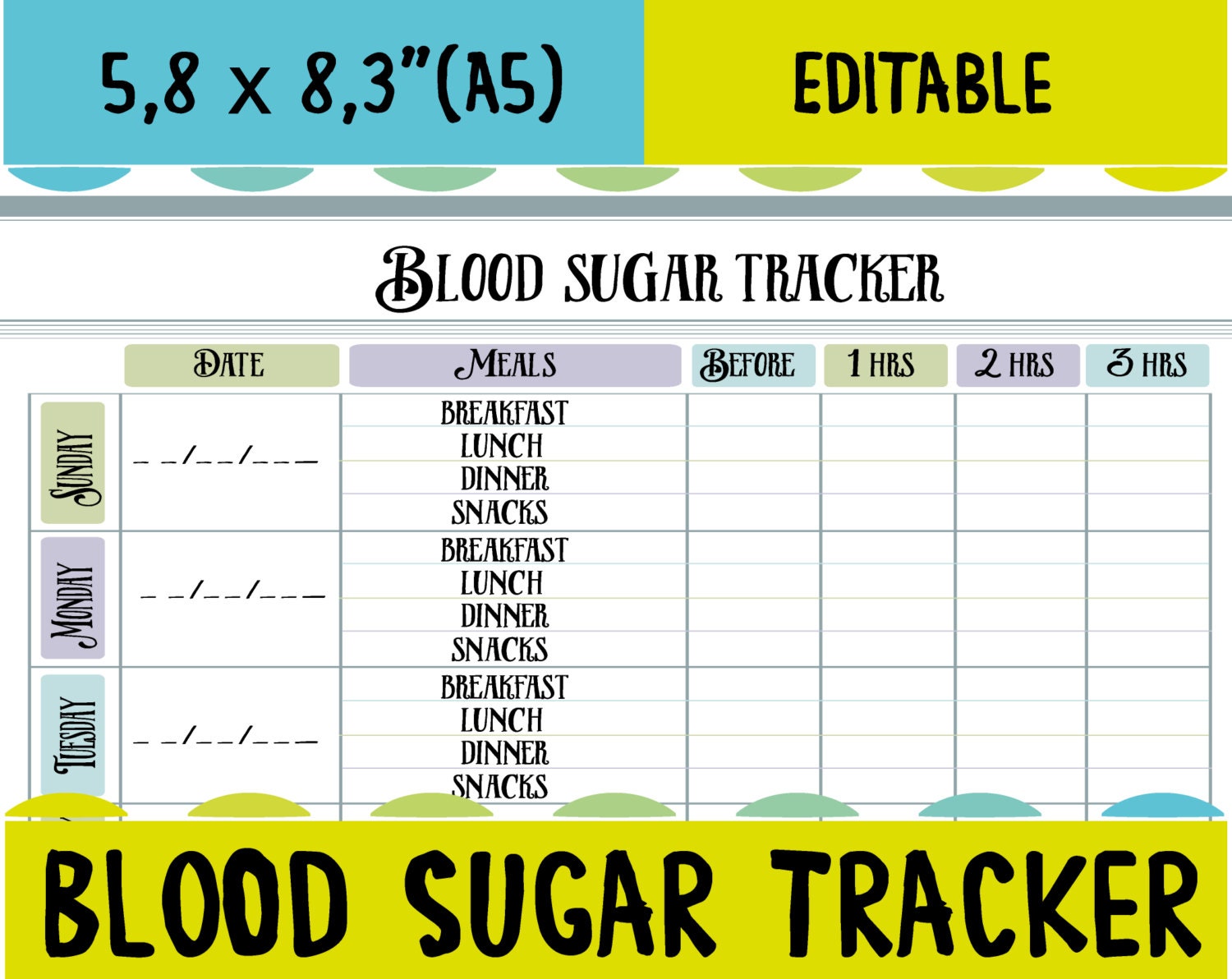 Spreadsheet To Track Blood Sugar Levels