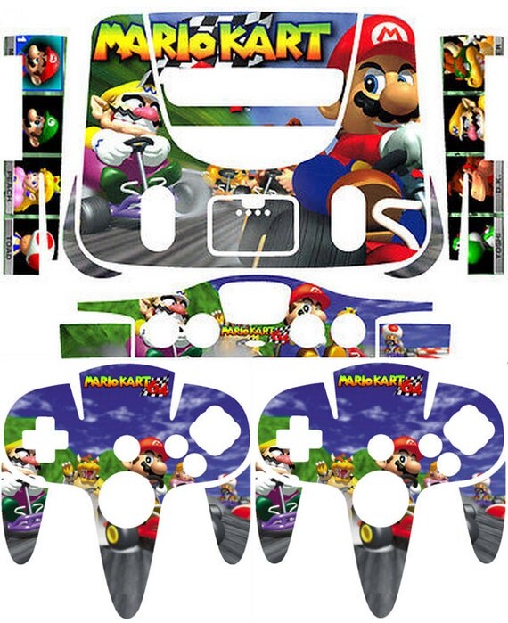 Choose Any 1 Set Nintendo 64 Skin / Stickers by VinylSkins1