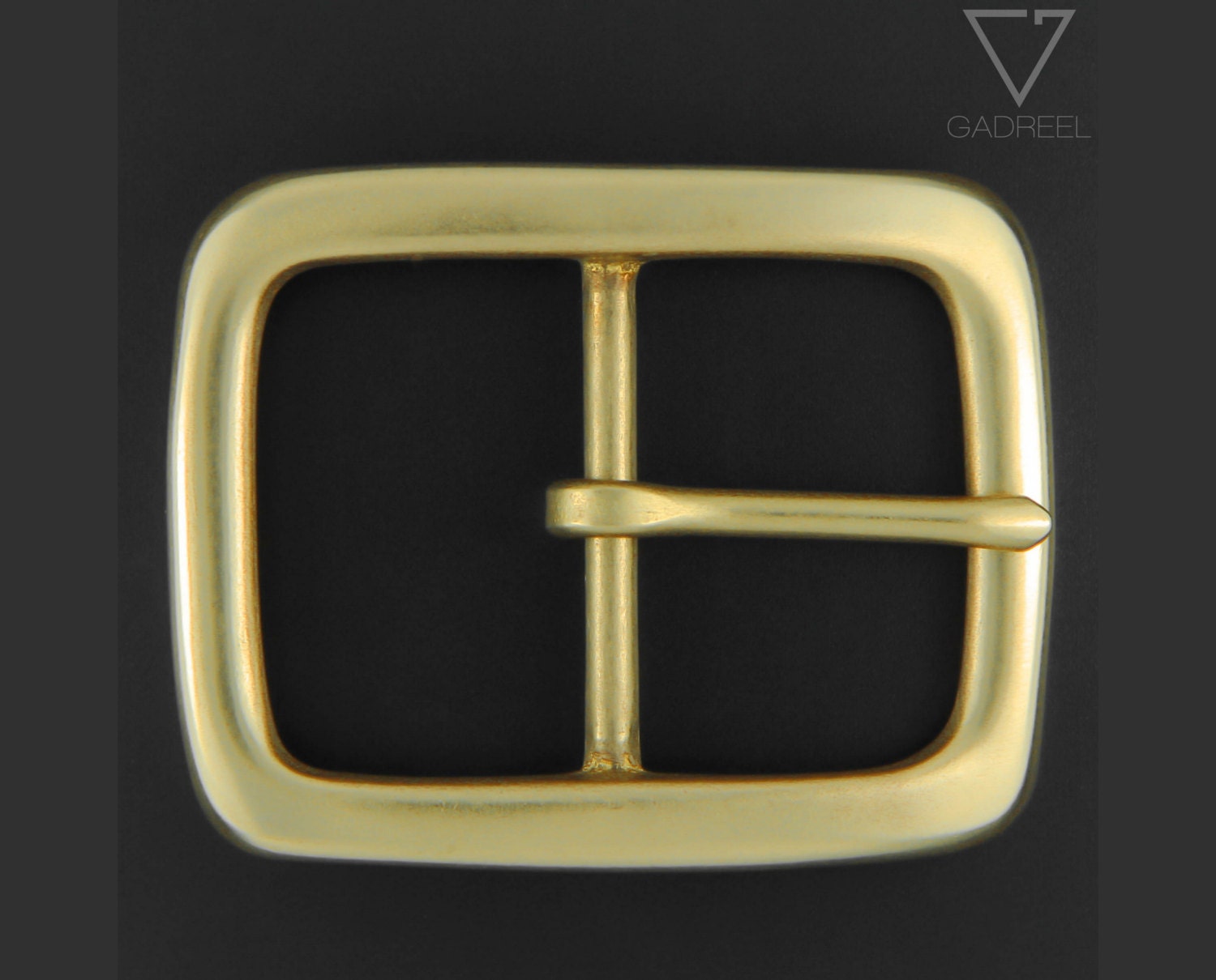 Solid Brass Belt Buckle Blank Plain Box Square Frame Western