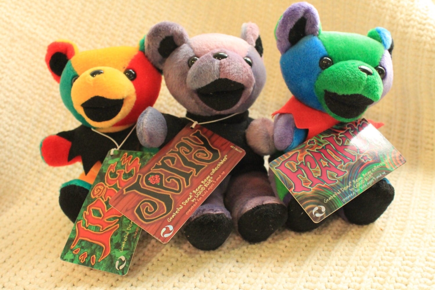 Grateful Dead Plush Bears: Irie Jerry and Franklin