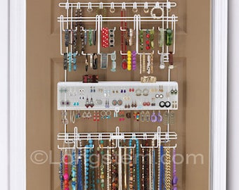 Longstem #5100 Over the Door Jewelry Organizer - Rated Best!