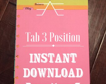 Download Happy Planner Tabs Tab 1 DIY Silhouette SVG Studio Cut