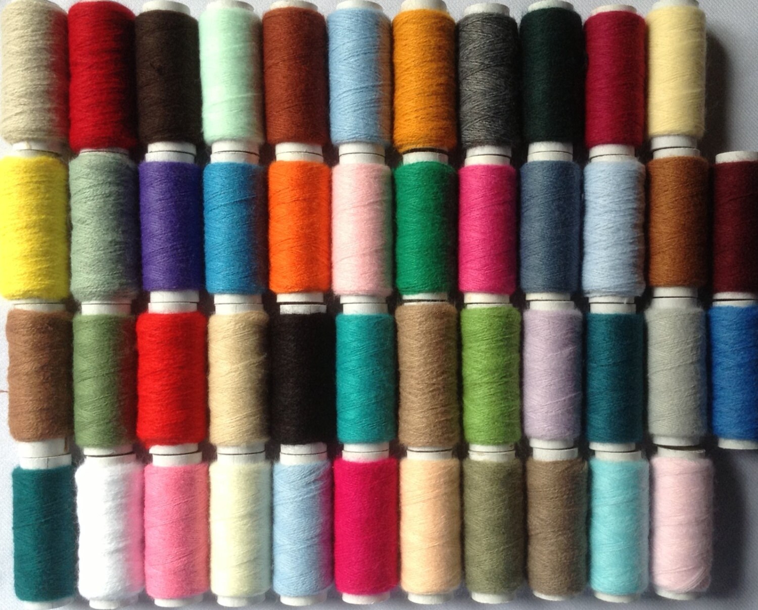 ster Craft Pack of 46 Acrylic Punch Needle Embroidery Yarns