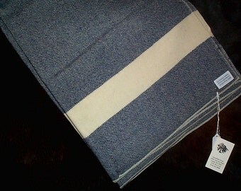 100% virgin wool twin blanket made from our sheeps' wool.