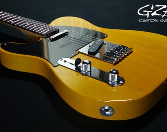 Left-handed Electric Guitar w/transparent Butterscotch finish