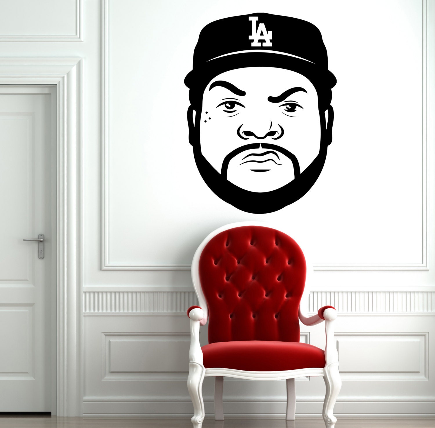 Ice Cube Stickers Rap Music Wall Vinyl Decals Home Interior.