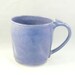 Handmade Pottery Mug Coffee Cup in Periwinkle Purple teacup holds 16 ounces Beer stein or tankard - Fiesta Color - Cappucino Mug - Beer E
