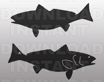Redfish decals | Etsy
