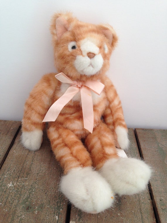 orange tabby cat plush