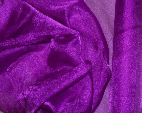 Sparkle Organza fabric Roman Purple 45 wide sheer