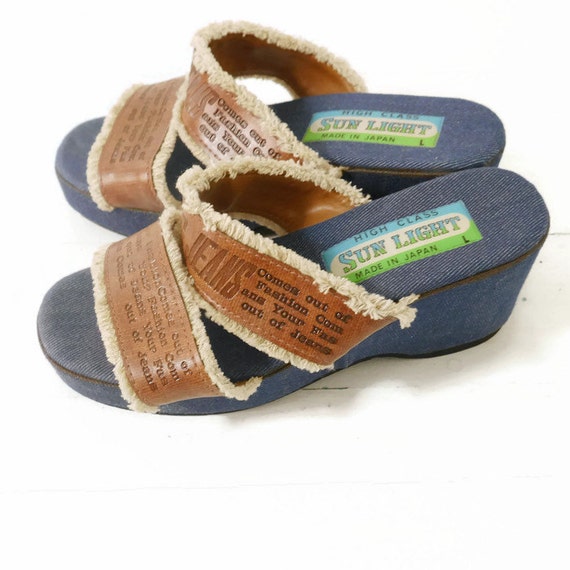 80s platform sandals