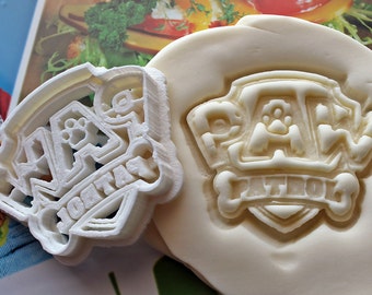 Paw Patrol Logo Cookie Cutter / Made From Biodegradable Material / Brand New / Party Favor / Kids Birthday / Baby Shower / Cake Top Kids