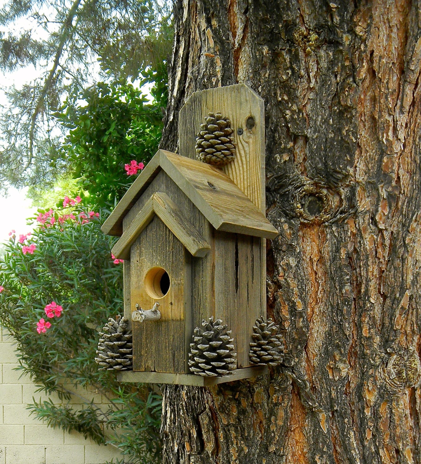 Rustic Outdoor Bird House 369