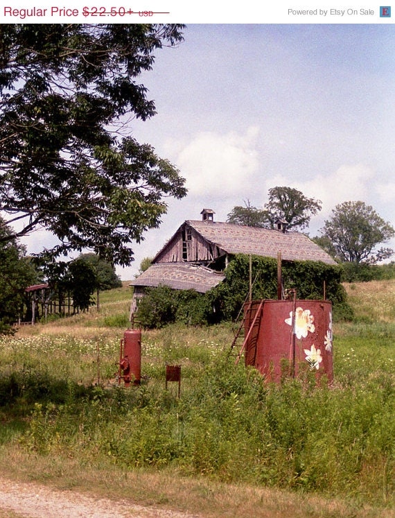 ON SALE Ohio Barn Farm Photography Homestead by lostkatphotography