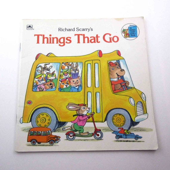 richard scarry things that go book