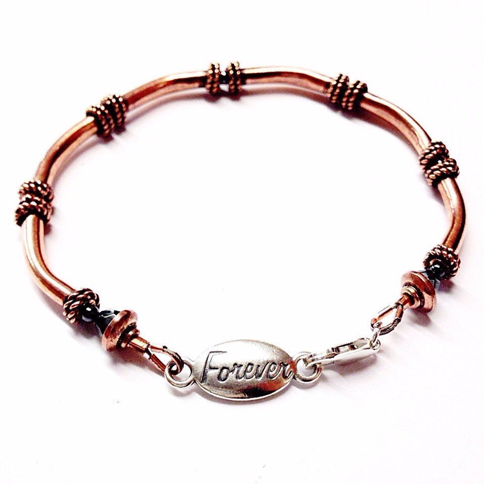 Copper Bracelet Women 7th Anniversary Gift Copper Jewelry
