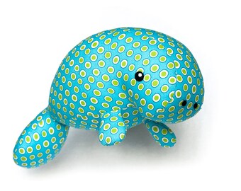 Manatee sea creature sewing pattern PDF