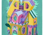 Yellow House - Giclee Print