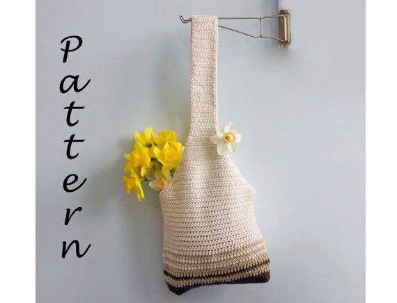 Hobo Bag Crochet Pattern PDF, Digital Download, Market Tote Pattern ...