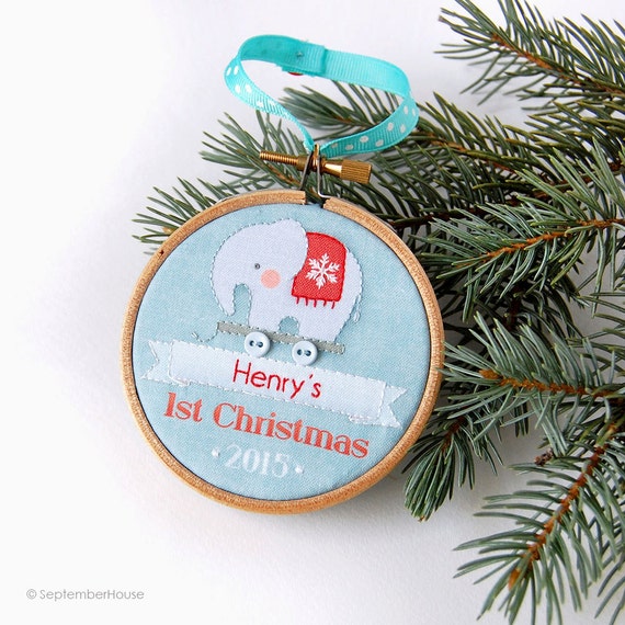 personalized baby s first christmas ornament 2015 custom personalized baby s first christmas ornament 2015 custom