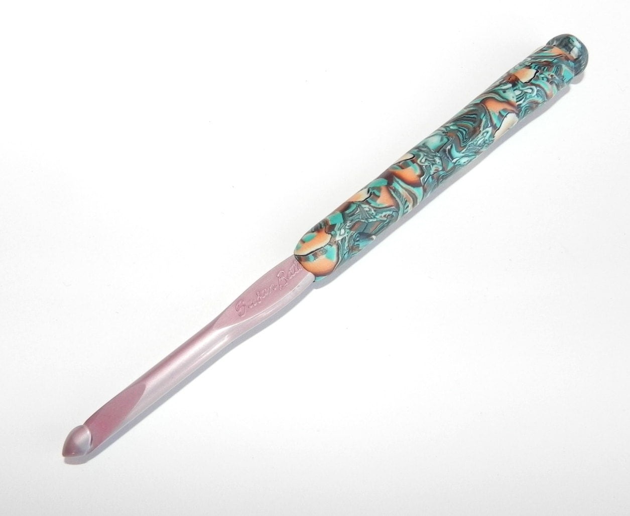 Susan Bates Size 10 Comfort Crochet Hook with Polymer Clay
