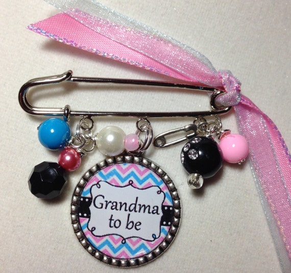 Grandma to be Pin Personalized Baby Shower Gift Grandmother