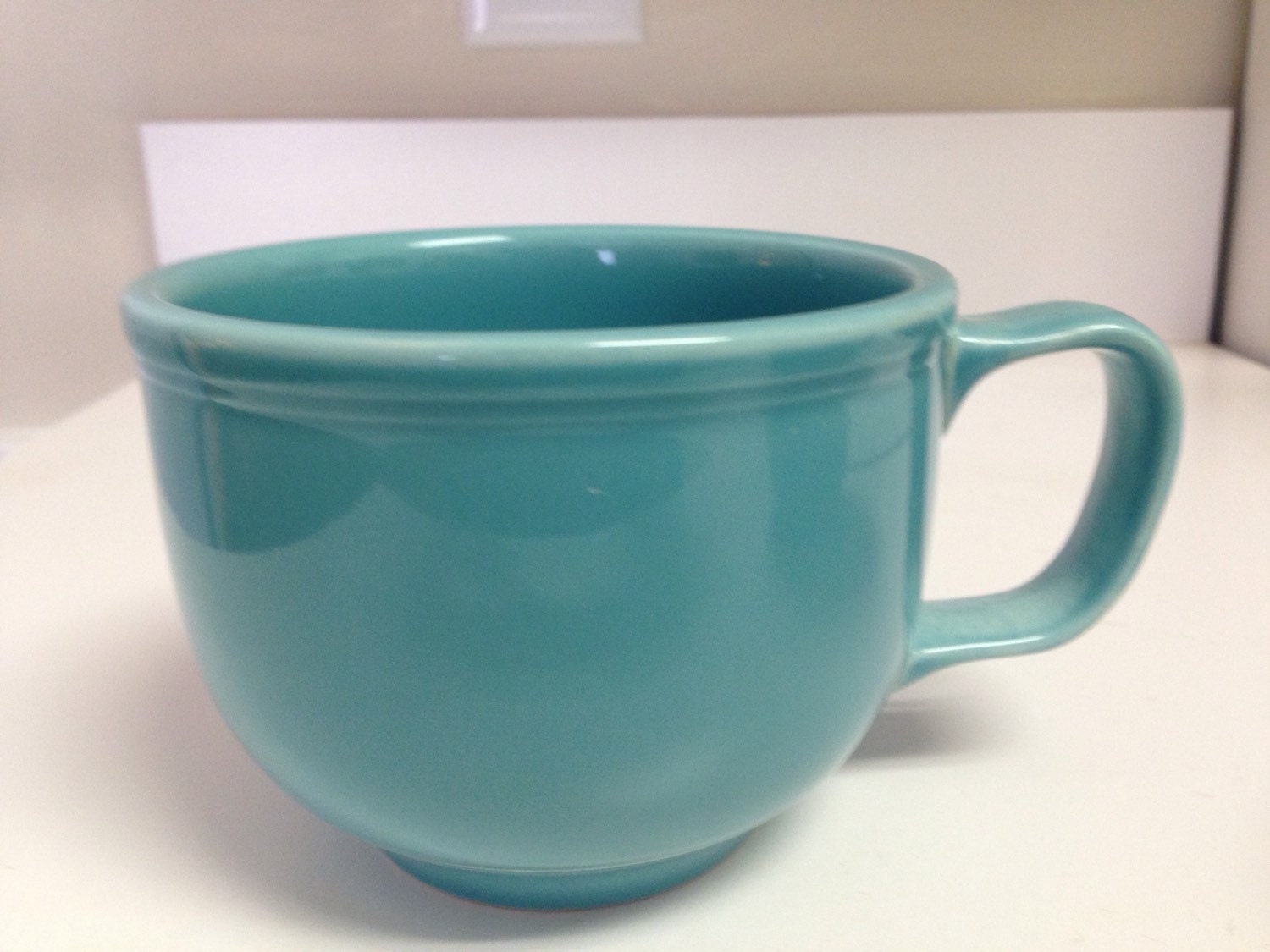Fiesta Turquoise Jumbo Mug Soup Chili Cup by thetrendykitchen