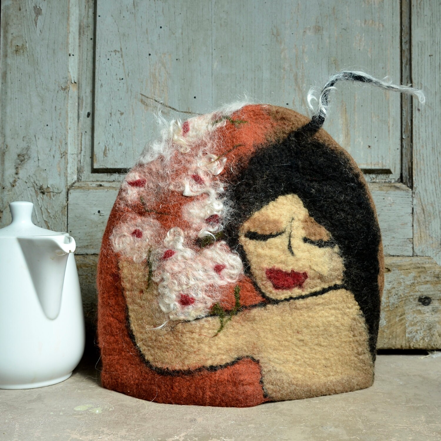 Made to Order Felt Tea cozy Handmade Felted cozy teapot cosy